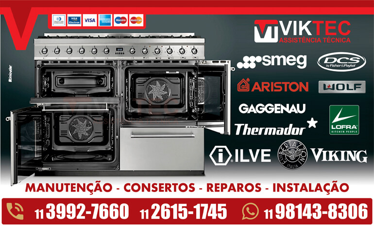 Assistência técnica fogões importados